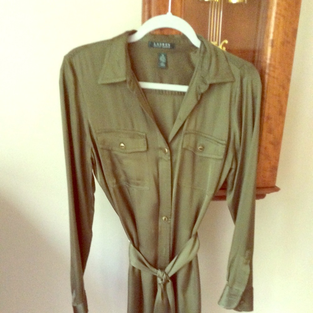 Ralph Lauren Belted Shirt Dress